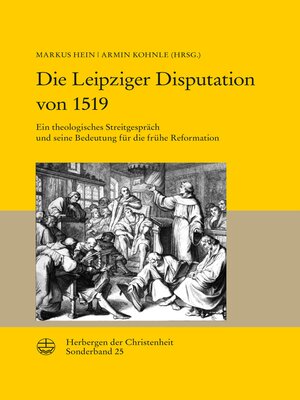 cover image of Die Leipziger Disputation von 1519